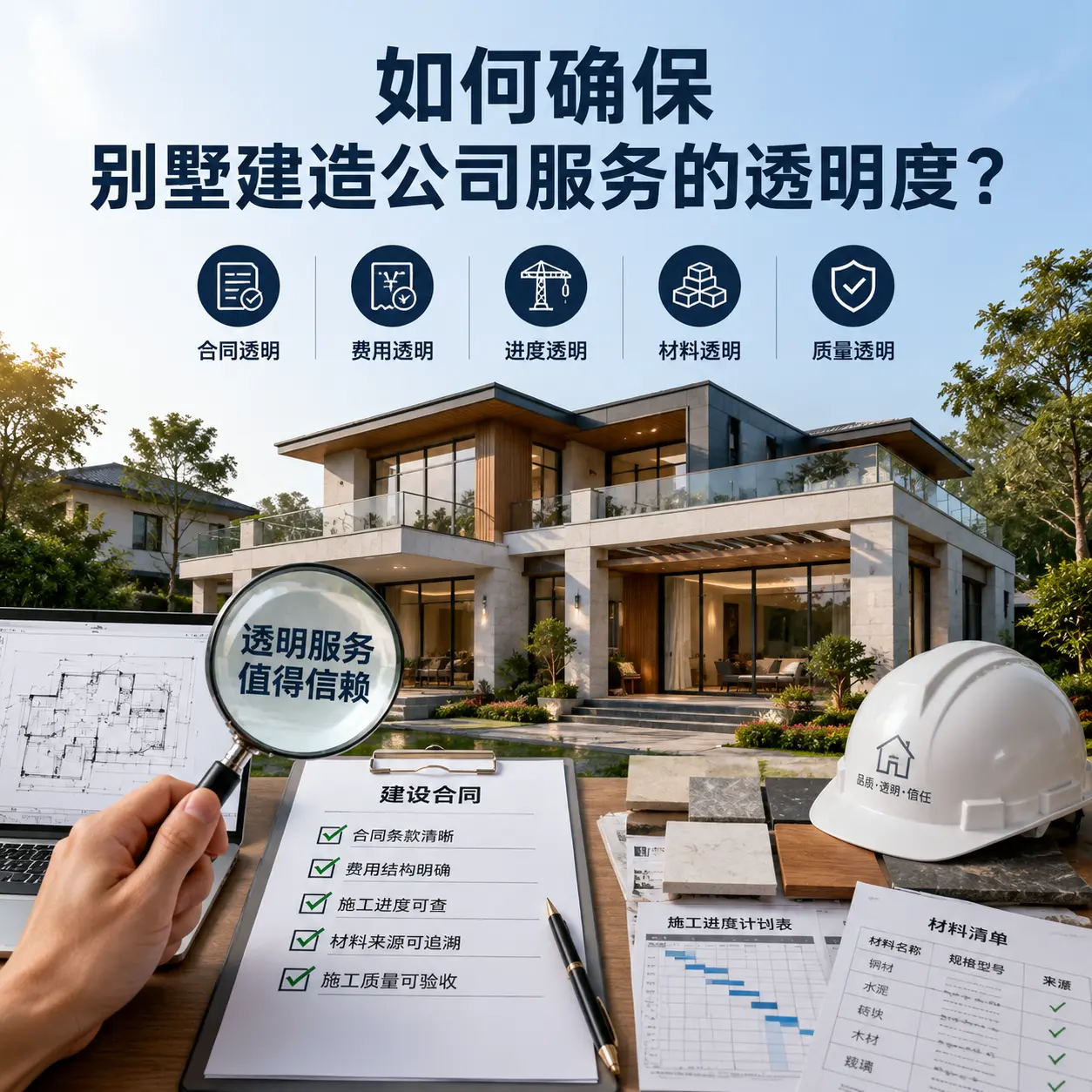 在 务川 如何确保别墅建造公司服务的透明度?