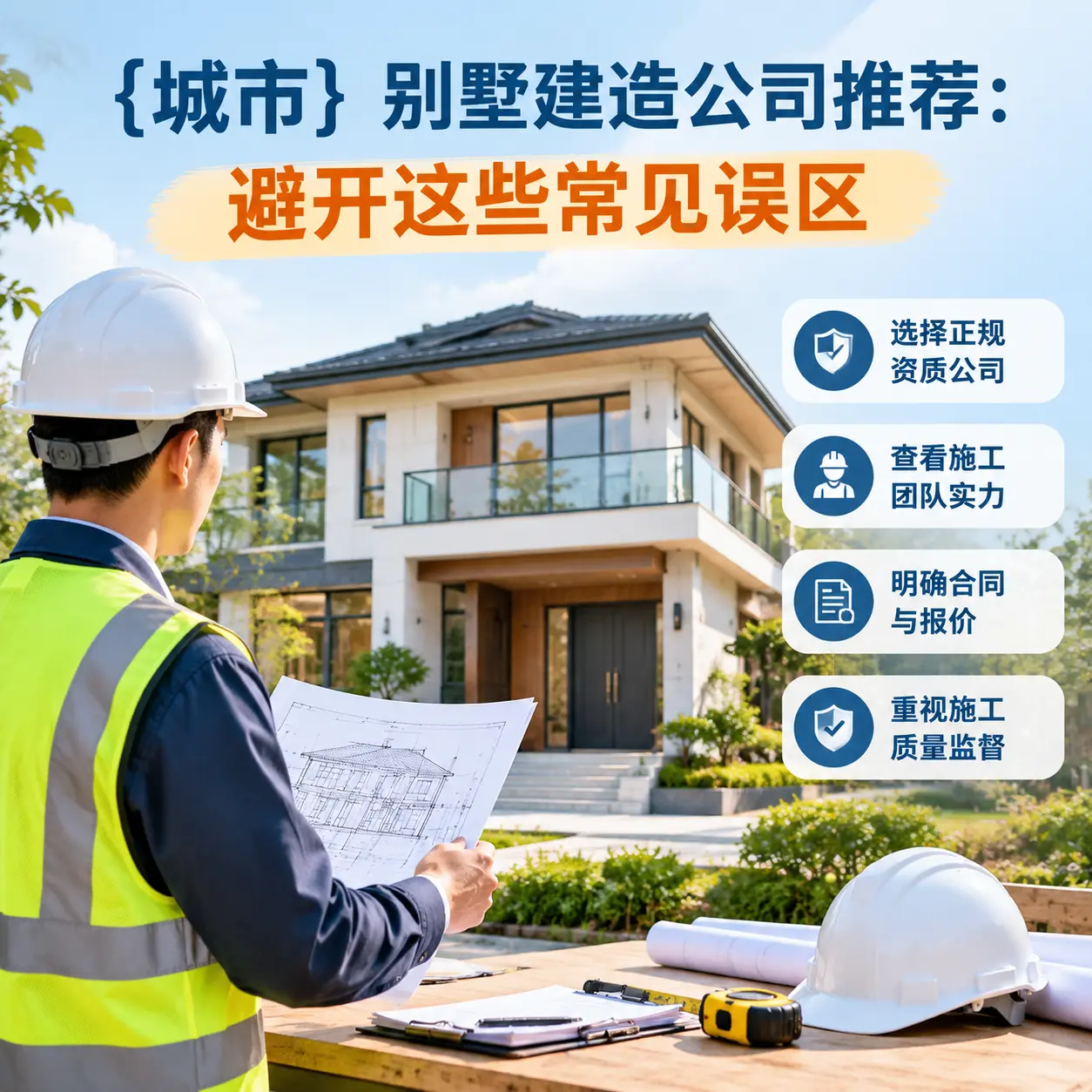 务川 别墅建造公司推荐:避开这些常见误区
