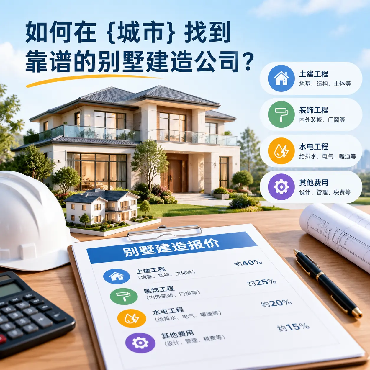 如何在 务川 找到靠谱的别墅建造公司?
