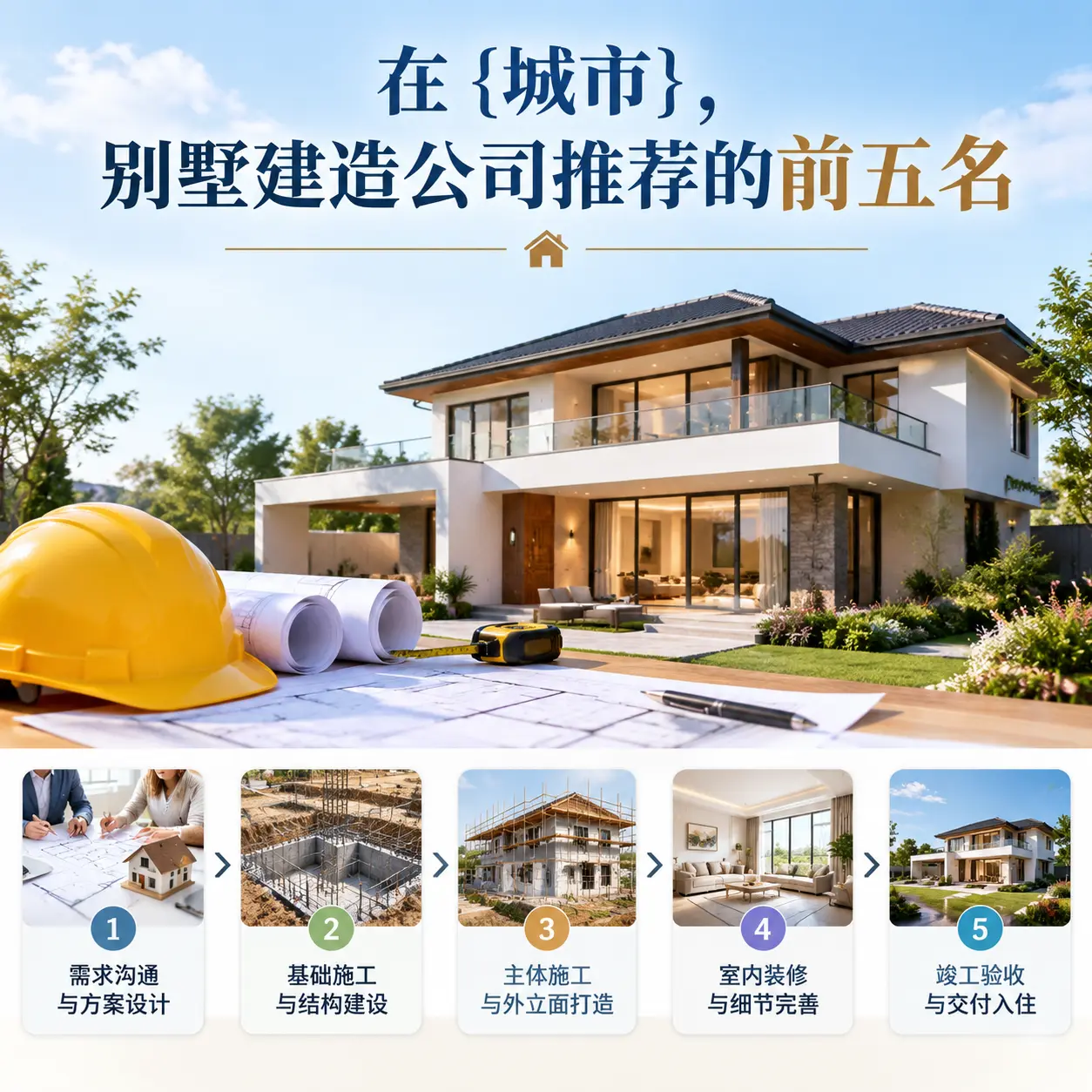 在 务川，别墅建造公司推荐的前五名