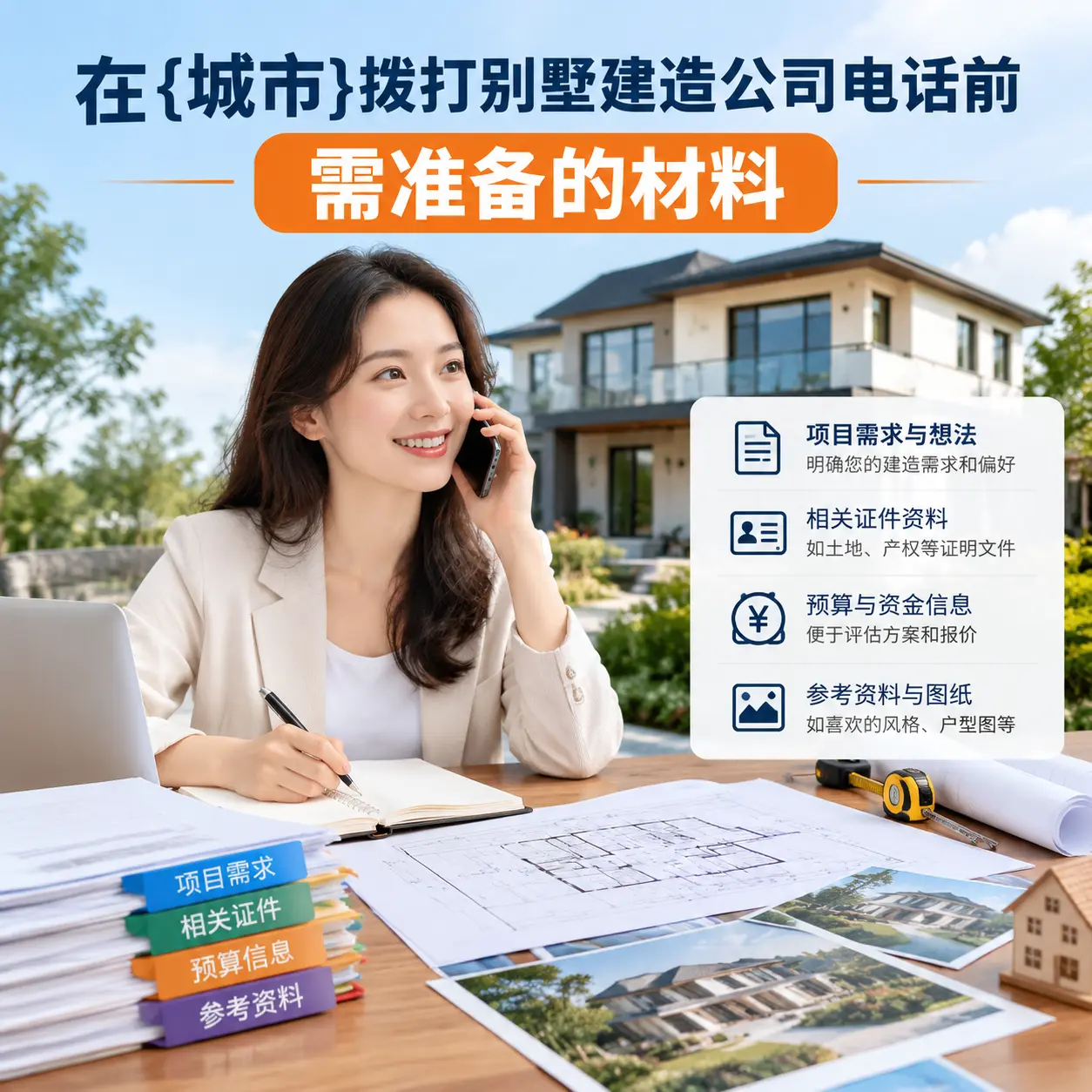 在务川拨打别墅建造公司电话前需准备的材料