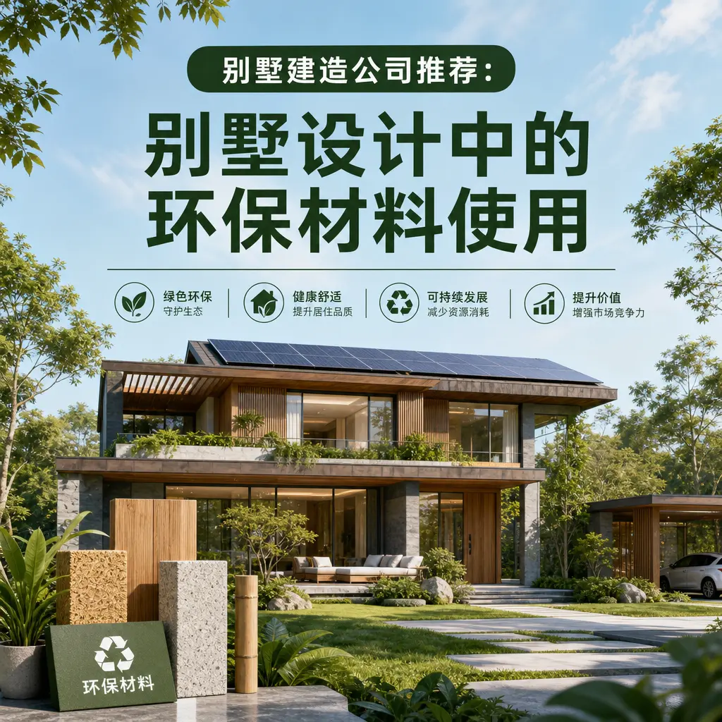 别墅建造公司推荐: 务川 别墅设计中的环保材料使用