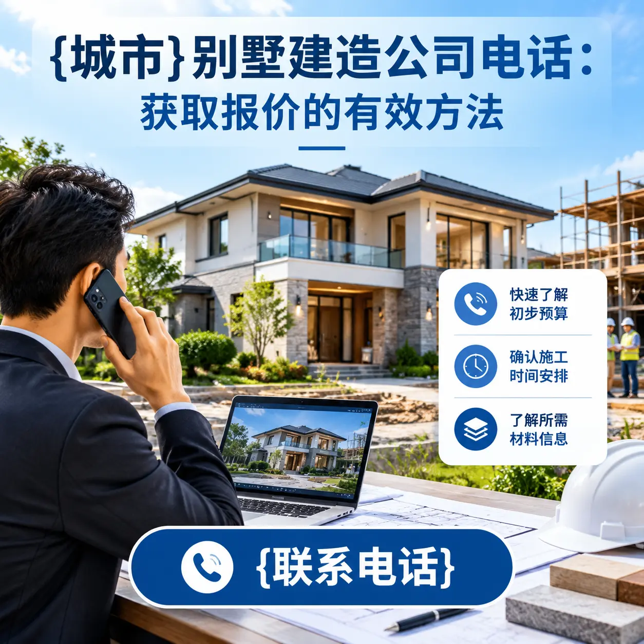 务川别墅建造公司电话:获取报价的有效方法
